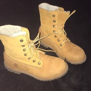 Timberland Boots--Fur Inside